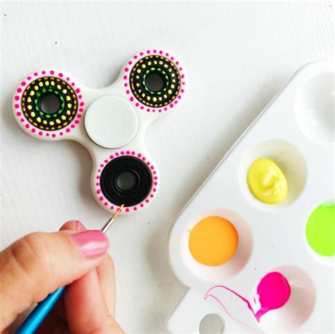 DIY Fidget Spinner Colorful Designs • Color Made Happy