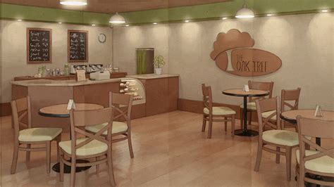 Inside cafe by Curchack on DeviantArt