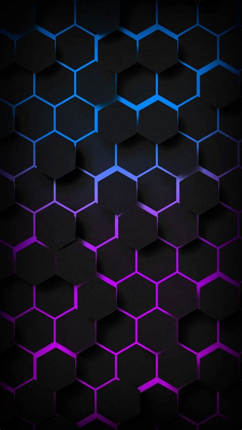 3D Hexagon Art - iPhone Wallpapers