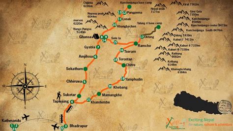 Kanchenjunga National Park Map