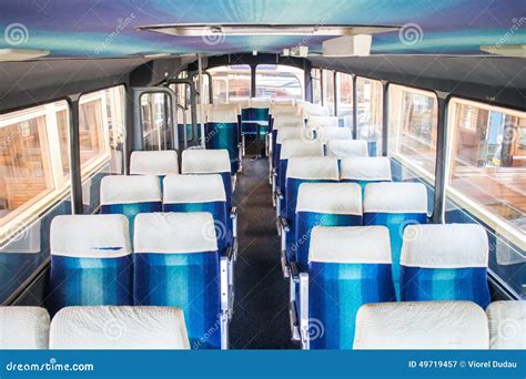 Coach bus interior stock image. Image of chairs, transport - 49719457