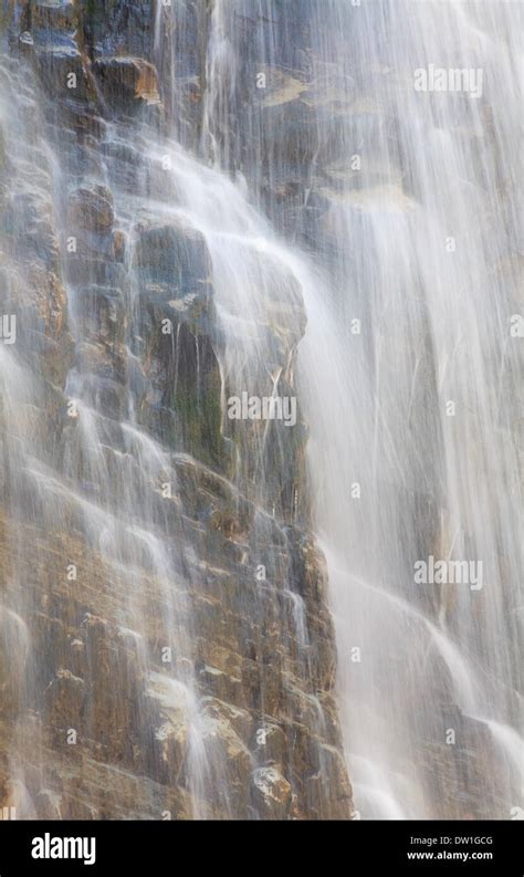 Waterfall on mountain forest Stock Photo - Alamy