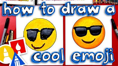 How To Draw A Cool Emoji Art For Kids Hub | Images and Photos finder