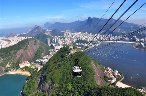 Sugarloaf Mountain Cable Car in Brazil