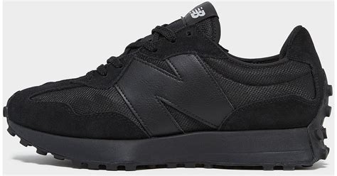 New Balance Suede 327 Trainers in Black for Men | Lyst Canada