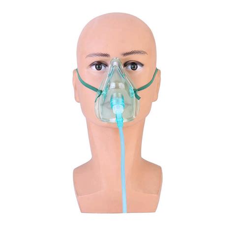 PVC Medical Oxygen Face Mask, High Concentration Mask, Oxygen Delivery Mask, Oxygen Therapy Mask ...