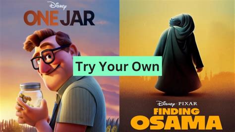 Make AI Generated Disney Pixar Movie Posters [Free] Now! - Open AI Sea