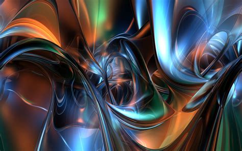 3D Abstract, abstract, colorful HD Wallpaper