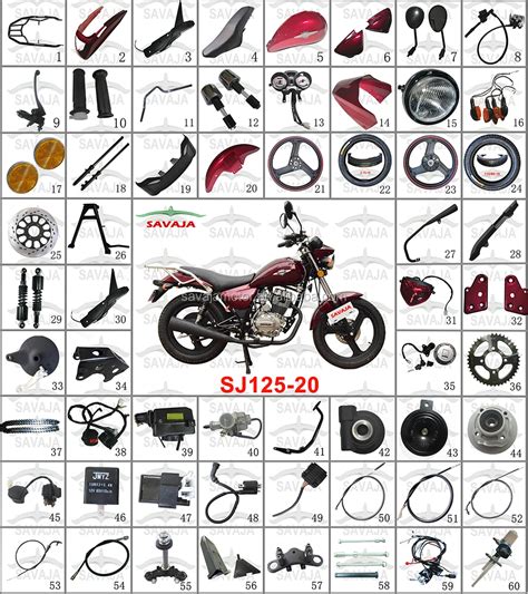 MOTORCYCLE SPARE PARTS FOR DAYUN,FEKON, APSONIC MOTORCYCLE GN125,GN150,CHEAP MOTORCYCLE PARTS ...