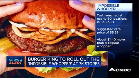 Burger King to roll out the 'Impossible Whopper' at 7,000 stores