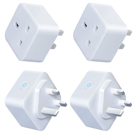 Smart Plug, Alexa Plug 4 Packs, Smart Plugs that Work with Alexa and Google Home, WiFi Plug with ...