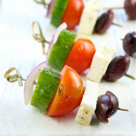 Greek Salad Skewers