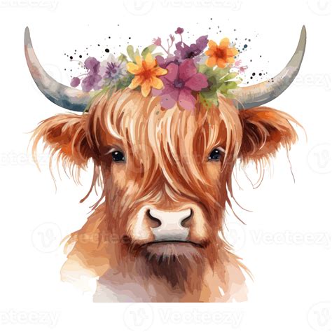 Highland Cow PNGs for Free Download