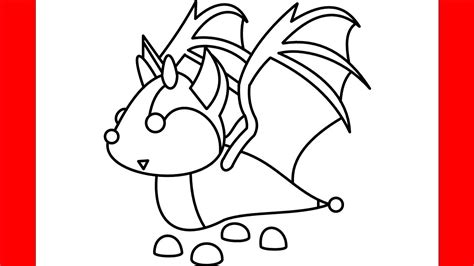 Adopt Me Pets Coloring Pages Frost Dragon