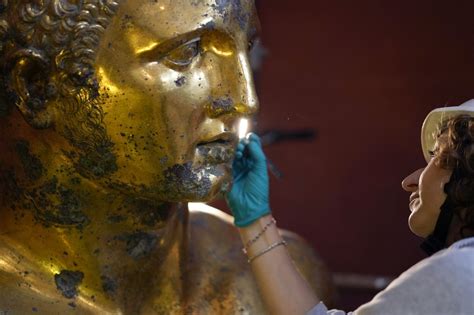 Vatican experts uncovering gilded glory of Hercules statue struck by lightning | The Star