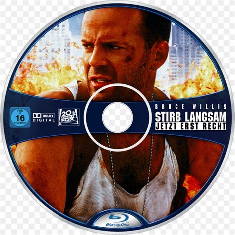 Bruce Willis Die Hard With A Vengeance John McClane Blu-ray Disc, PNG, 1000x1000px, Bruce Willis ...