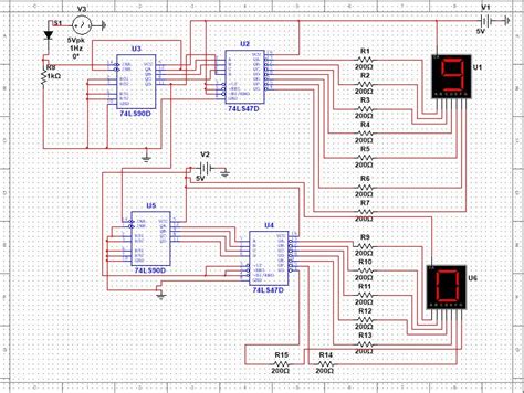 Need help with counter circuit - Electrical Engineering Stack Exchange