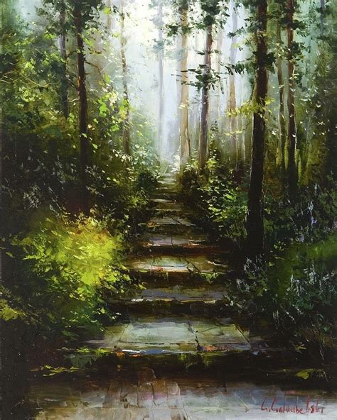 Pin by IVAN FAN on Impressionist | Landscape paintings, Landscape art ...