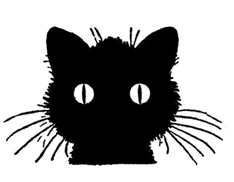 20 Halloween Cat Clipart (Black Cats)! - The Graphics Fairy