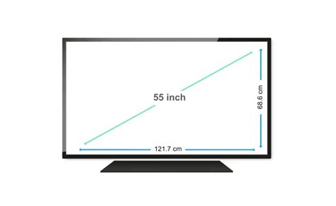 55-Inch Tv Dimensions In Centimeters (Height, Length)