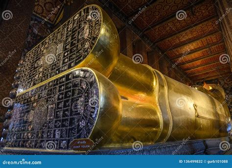 Wat Pho Temple of the Reclining Buddha in Bangkok, Thailand Stock Photo - Image of mosaic ...