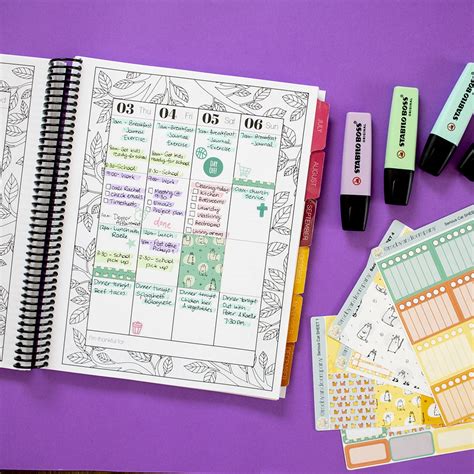 Planner spread inspiration - Sarah Renae Clark - Coloring Book Artist ...