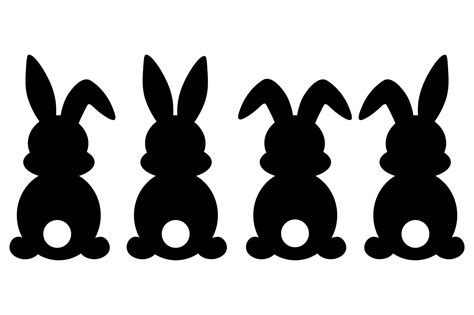 Bunny Silhouette Printable