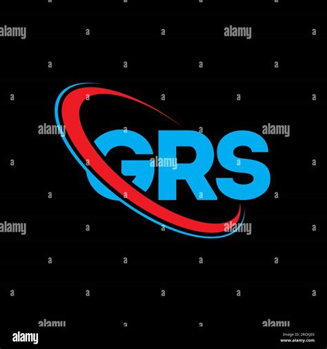 GRS logo. GRS letter. GRS letter logo design. Initials GRS logo linked with circle and uppercase ...