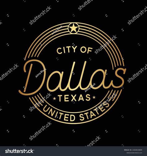 City Dallas Vector Design Template Dallas Stock Vector (Royalty Free) 2260616809 | Shutterstock