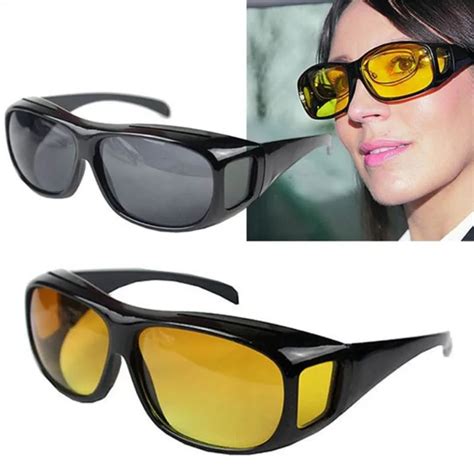 Men women optic night vision driving anti HD glasses eyeglasses uv400 protection night vision ...