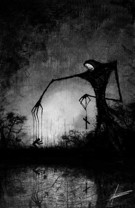 I wish I knew the artist. | Macabre art, Creepy art, Scary art