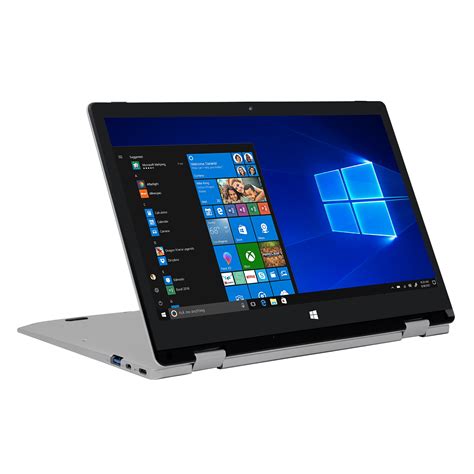 EVOO 11.6" Convertible Touchscreen Laptop - Elite Series, Windows 10 S, Windows Hello ...