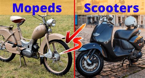 What's The Difference Between a Moped and A Scooter?