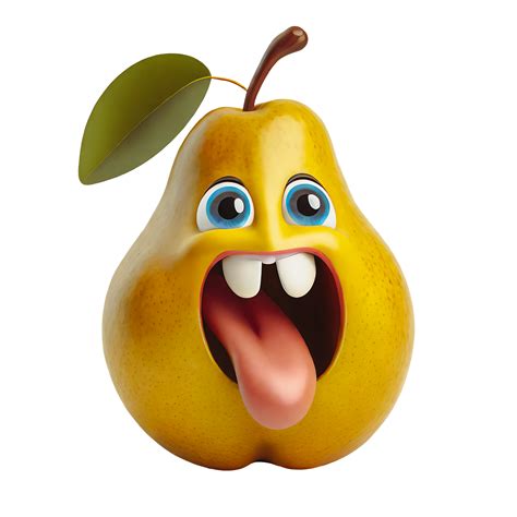 Pear, Funny Cartoon, Png Free Stock Photo - Public Domain Pictures