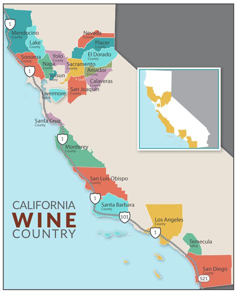 Central Coast Wine: The Varieties And Regions | Wine Folly - California ...