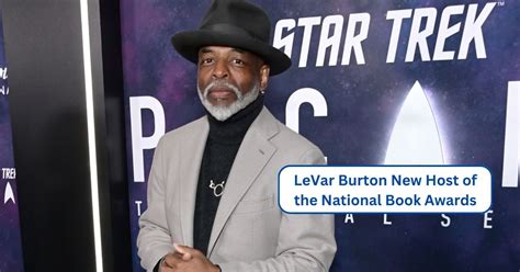 LeVar Burton New Host of the National Book Awards