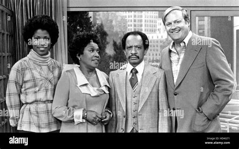 THE JEFFERSONS, from left: Roxie Roker, Isabel Sanford, Sherman Hemsley ...