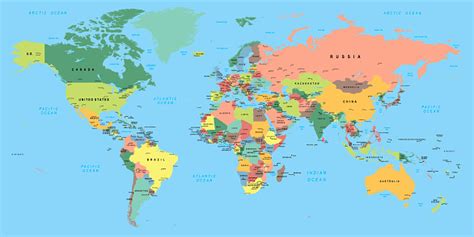 World Map With Country Names And Capitals | Images and Photos finder