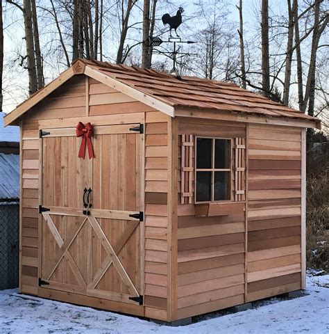 Large Wooden Sheds, Lawn Mower & Motorcycle Storage Shed Kits | Cedarshed – Cedarshed USA