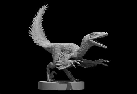 Velociraptor Miniature for Table Top Games : Resin 3D Printed Model - Etsy