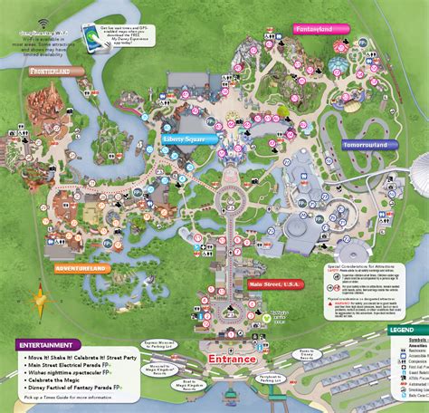 Disney Magic Kingdom Ride Map