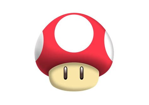 Super Mario Super Mushroom Vector