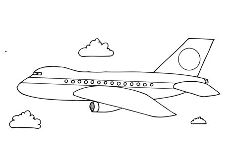 Free Printable Airplane Coloring Pages For Kids