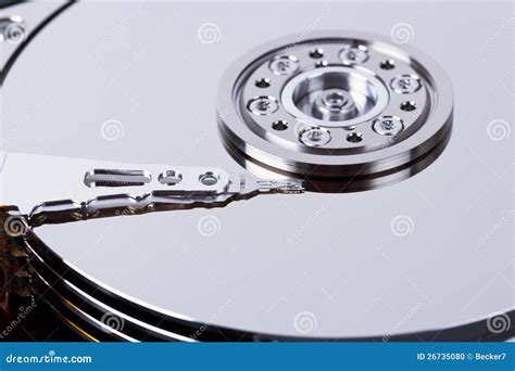 Hard Disk With Read-write Head Stock Photo - Image: 26735080