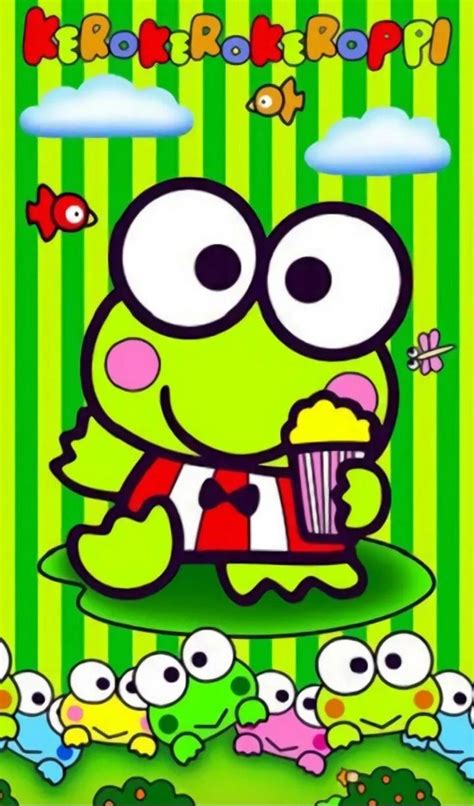 Background Keroppi Wallpaper Discover more Character, Cute, Japanese, Keroppi, Popular wallpaper ...