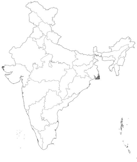 1366x768px, 720P Free download | India Outline Map, India Blank Map ...