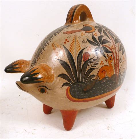 Five Mexican Pottery Animal Figures, 20th C., N9ENBA | Pottery animals, Mexican pottery, Pottery