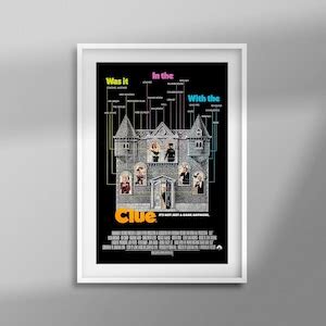 Clue Movie Poster Clue 1985 Poster Print Horror Movie - Etsy