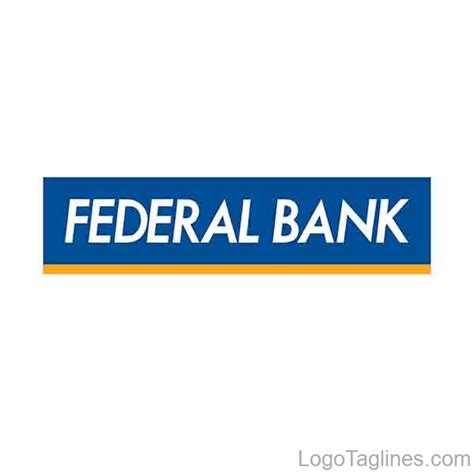 Federal Bank Logo and Tagline