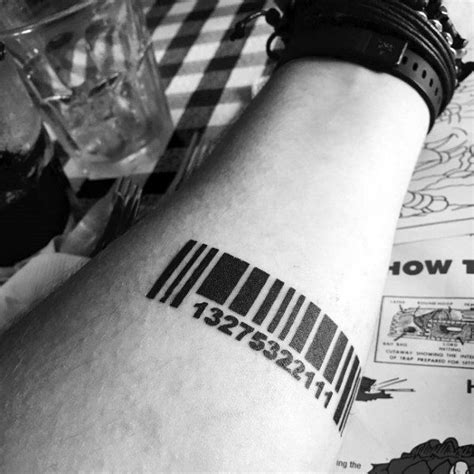 Barcode Tattoo Wrist : Barcode Tattoos Designs, Ideas and Meaning | Tattoos For You : Colorful ...